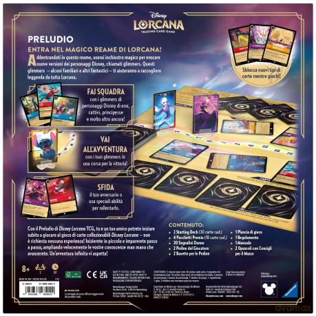 Disney: Ravensburger - Lorcana. Preludio. Trading Card Game