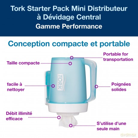 Dispenser Mini Portatile Stp Azzurr