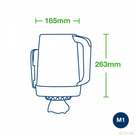 Dispenser Mini Portatile Stp Azzurr