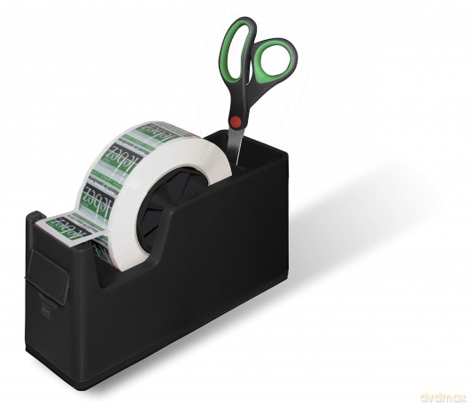 Dispenser Nastri Adesivi 66mt Nero
