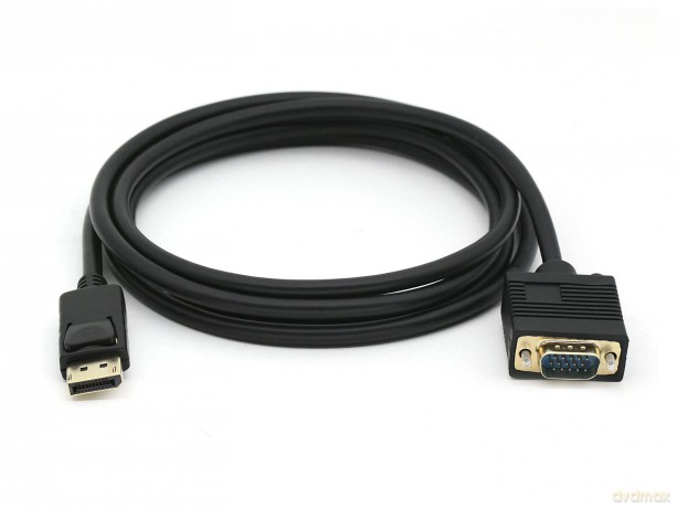 Displayport Male To Vga (Hd15) Male