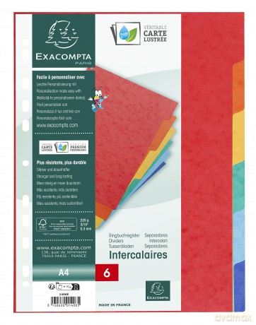Divisori 6tasti A4 Naturefuture