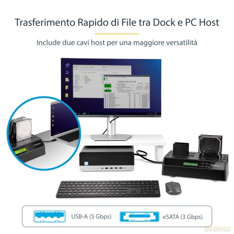 Dock Hdd 1:3 Esata Usb 3.0 X4