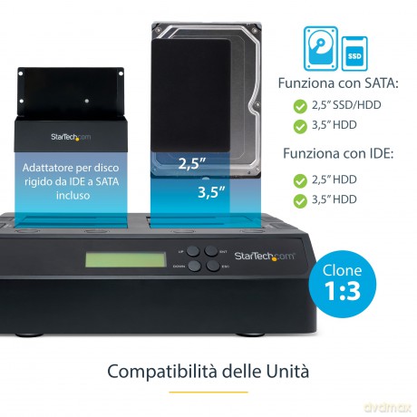 Dock Hdd 1:3 Esata Usb 3.0 X4