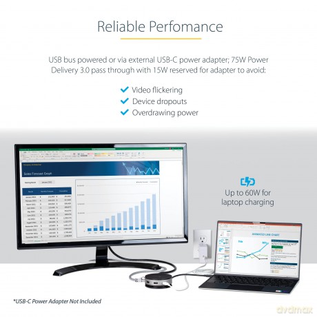 Dock Usb-C Hdmi/Dp O Vga