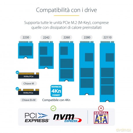 Dock/Duplicatore Per M.2 Nvme