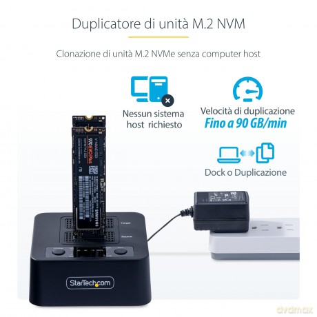 Dock/Duplicatore Per M.2 Nvme