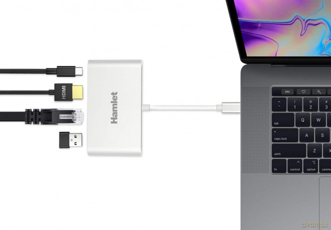 Docking Usb-C To Hdmi+Lan+Usb 3.0