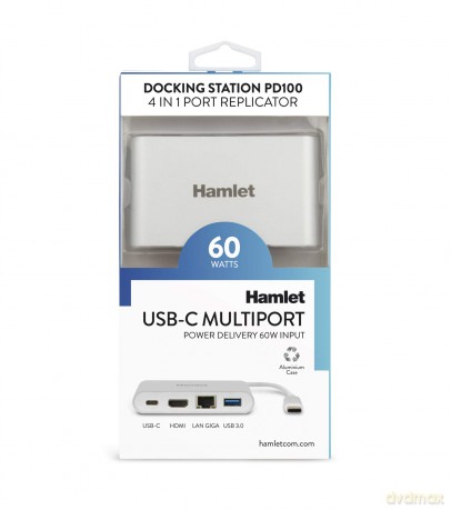 Docking Usb-C To Hdmi+Lan+Usb 3.0