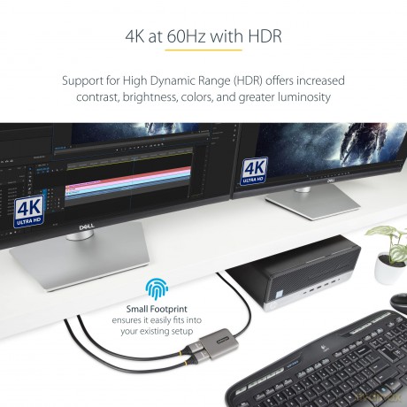Dp To Dual Hdmi Mst Hub 4k 60hz Dp 14