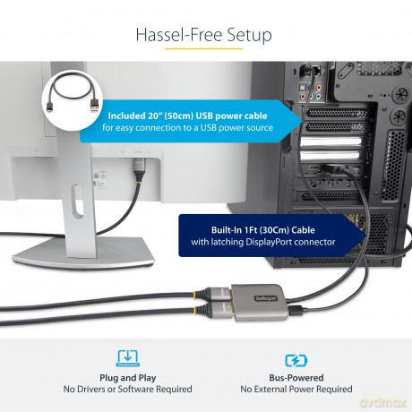Dp To Dual Hdmi Mst Hub 4k 60hz Dp 14