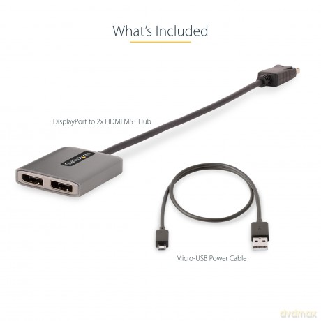 Dp To Dual Hdmi Mst Hub 4k 60hz Dp 14