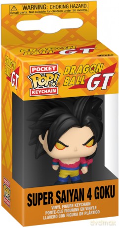 Dragon Ball Gt: Funko Pop! Keychain - Ss4 Goku