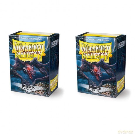 DRAGON SHIELD Bustine Standard Matte Black 100pz