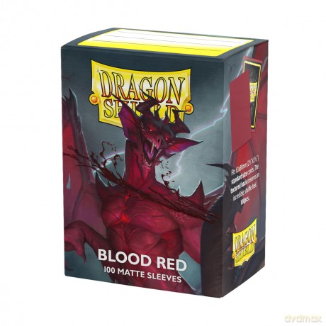 DRAGON SHIELD Bustine Standard Matte Blood Red 100pz