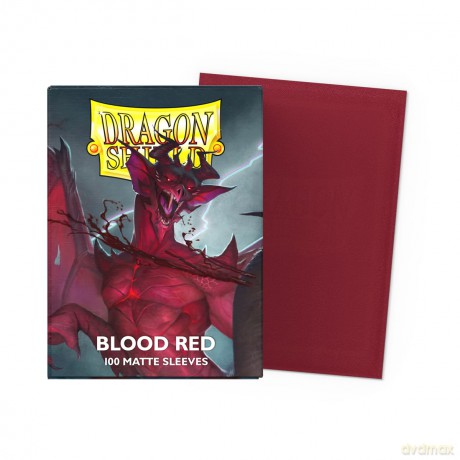 DRAGON SHIELD Bustine Standard Matte Blood Red 100pz