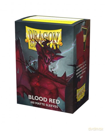 DRAGON SHIELD Bustine Standard Matte Blood Red 100pz