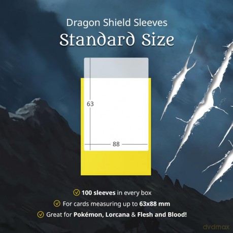 DRAGON SHIELD Bustine Standard Matte Copper 100pz
