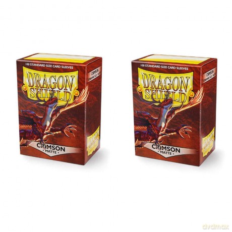DRAGON SHIELD Bustine Standard Matte Crimson 100pz