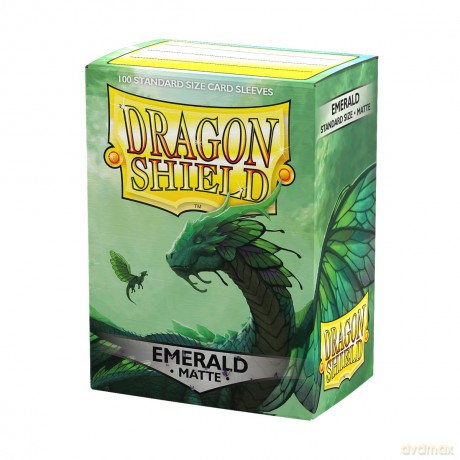 DRAGON SHIELD Bustine Standard Matte Emerald 100pz