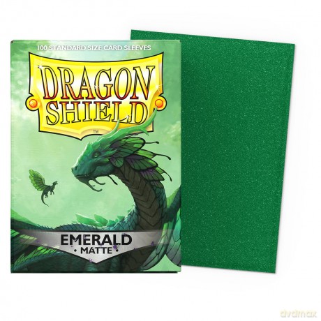 DRAGON SHIELD Bustine Standard Matte Emerald 100pz