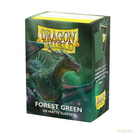 DRAGON SHIELD Bustine Standard Matte Forest Green 100pz