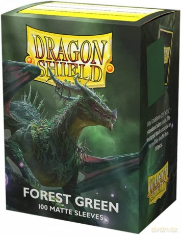 DRAGON SHIELD Bustine Standard Matte Forest Green 100pz