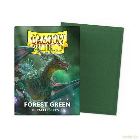 DRAGON SHIELD Bustine Standard Matte Forest Green 100pz