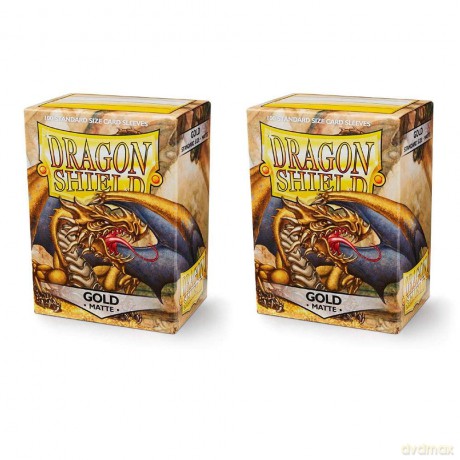 DRAGON SHIELD Bustine Standard Matte Gold 100pz