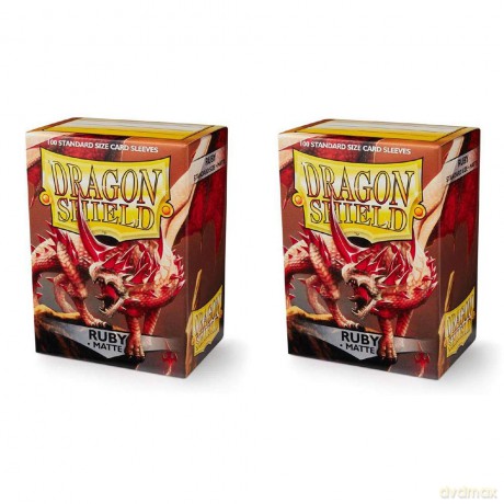 DRAGON SHIELD Bustine Standard Matte Ruby 100pz