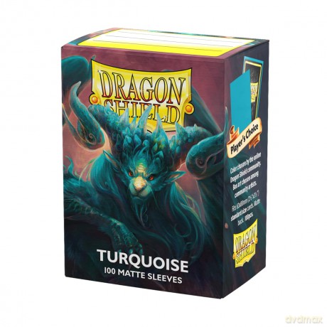 DRAGON SHIELD Bustine Standard Matte Turquoise Atebeck 100pz
