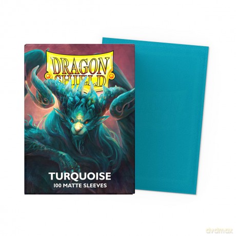 DRAGON SHIELD Bustine Standard Matte Turquoise Atebeck 100pz