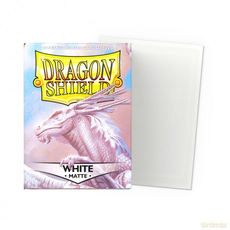DRAGON SHIELD Bustine Standard Matte White 100pz