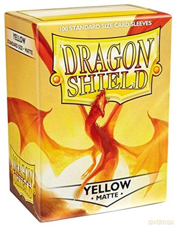 DRAGON SHIELD Bustine Standard Matte Yellow 100pz