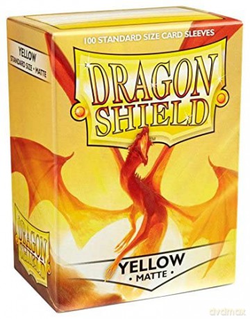 DRAGON SHIELD Bustine Standard Matte Yellow 100pz