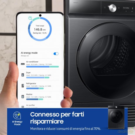 Dryer Bespoke Ai 9kg A+++ Black