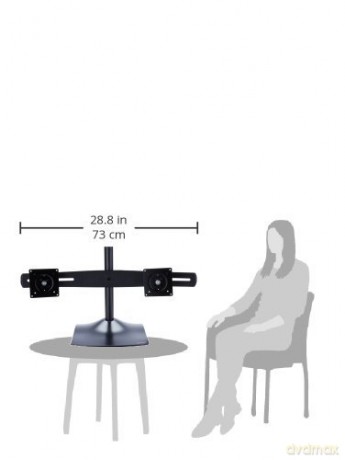 Ds100 Dualmonitor Desk Stand Hrz