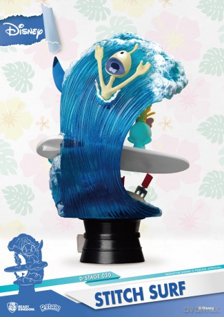 D-Stage Disney Diorama Surfujący Stitch Surf 15 cm