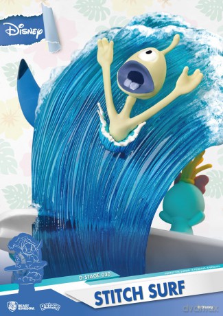 D-Stage Disney Diorama Surfujący Stitch Surf 15 cm