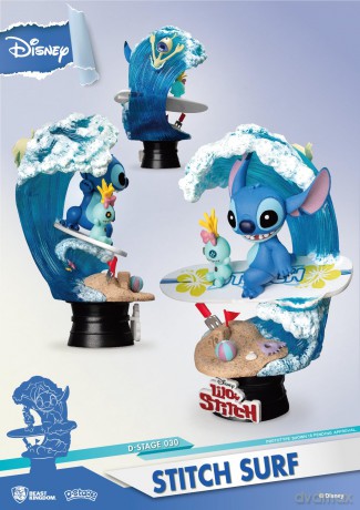 D-Stage Disney Diorama Surfujący Stitch Surf 15 cm