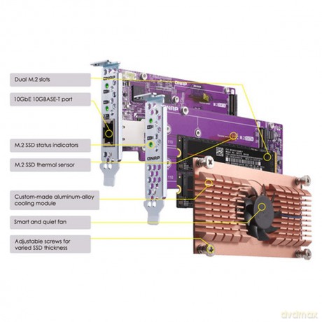 Dual M.2 22110/2280pcie Ssdexp.Card