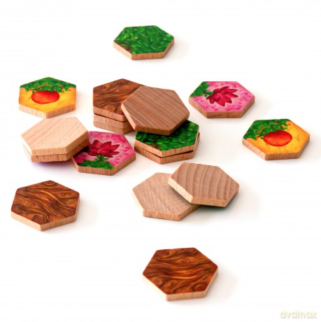 Dv Giochi: Bonsai - Wooden Tiles