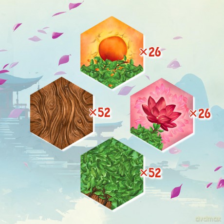 Dv Giochi: Bonsai - Wooden Tiles