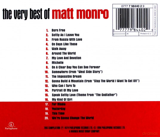 Matt Monro: The Very Best Of Matt Monro [CD]