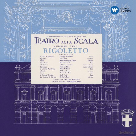 Maria Callas/ Philharmonia Orchestra/Tullio Serafin: Verdi: Rigoletto (1955) [2CD]