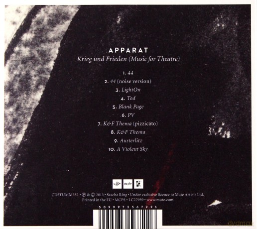 Apparat: Krieg Und Frieden [CD]
