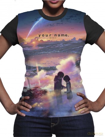 Dynit Tramonto, T-Shirt Donna, Multicolore, Small