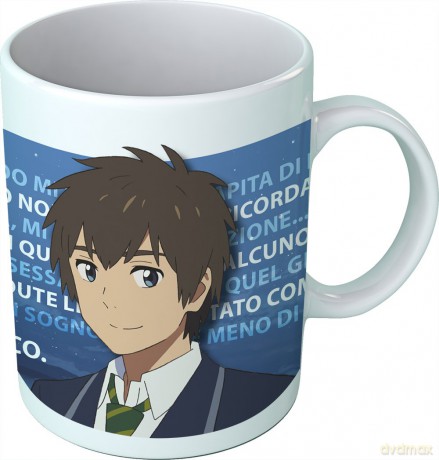 Dynit Your Name Kubek Taki, Ceramica, Azzurro