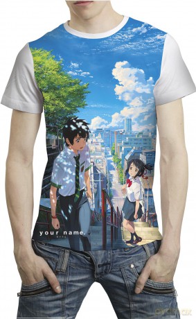Dynit Your Name-Incontro, T-Shirt Uomo, Multicolore, Large