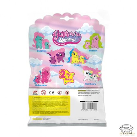 Dynit: Gom-Mini Unicorni Big + Baby (Assortimento)
